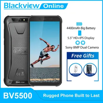 Blackview BV5500 IP68 Vandeniui Patikima Išmaniojo telefono 2GB+16GB 5.5