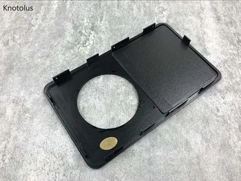 Knotolus 5vnt naujas juodos spalvos priekinis faceplate būsto padengti su skaidraus lęšio iPod 6 7 gen classic 80gb 120gb 160gb