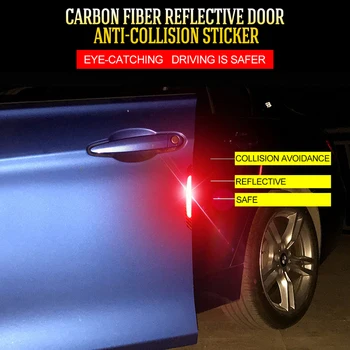 Automobilių Durų Įspėjamasis Saugos Ženklas Anti-susidūrimo šviesą Atspindinčios Juostelės KIA Rio Ceed Sportage Mazda 3 6 Cx-5 