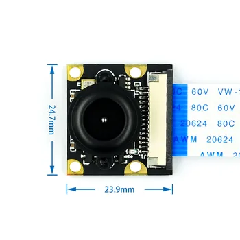Karšta Aviečių Pi 3 Naktinio Matymo Kamera Modulis Židinio Reguliuojamas 5MP OV5647 Jutiklis 1080p Aviečių Pi 2 Kameros su 15cm FPC Kabelis