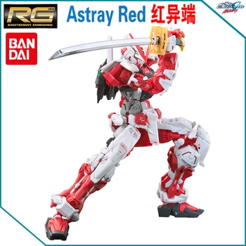 BANDAI gundam 1/144 RG 19 Klystkeliu Raudona modelį, vaikai surinkti Robotas Anime veiksmų skaičius, žaislai