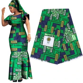 Nekilnojamojo Vaškas Ankara Spausdinama Medžiaga Afrika Siuvimo Apsējs Vestuvių Suknelė Aksesuaras Apdaila Medvilnės, Aukštos Kokybės Tissu