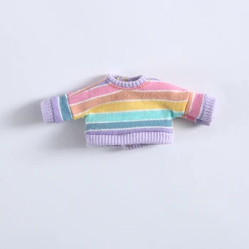 Ob11 kūdikių drabužiai bjd doll drabužius dryžuotas megztinis kailis Molly lėlės drabužiai, TGS , 1/8 1/12 bjd, Juanių Nai, lėlės priedai