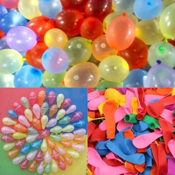 500pcs/daug Vaikų Gimtadienio Apdaila oro Balionas, Vandens Bombos Spalvinga Vandens Balionas Pripučiamas Klasikinis Žaislai balionėlis
