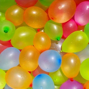 500pcs/daug Vaikų Gimtadienio Apdaila oro Balionas, Vandens Bombos Spalvinga Vandens Balionas Pripučiamas Klasikinis Žaislai balionėlis