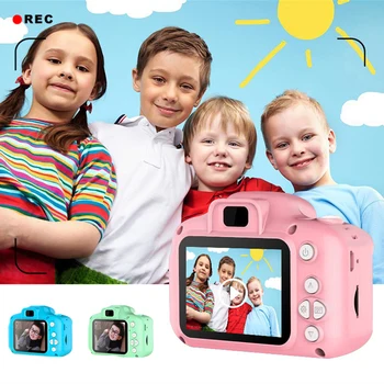 Vaikų Fotoaparatas atsparus Vandeniui 1080P HD Ekranas, Kamera Vaizdo Žaislas 8 Mln. Pikselių, Vaikams, Cartoon Mielas Kamera Lauko Fotografijos vaikai