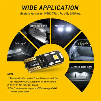 AUXITO T10 W5W LED Signalo Lemputė Canbus Pašalinimo Licenciją Žibintai Mercedes Benz W211 W221 w220 cdi W163 W164 W203 C E SLK GLK CLS