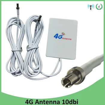 4g maršrutizatoriaus Antenos LTE Pannel TS9 SMA CRC9 Jungtis, 3G 4G Maršrutizatorių Anetnna su 2m kabeliu 3G 4G LTE Maršrutizatorių Modemo Antena