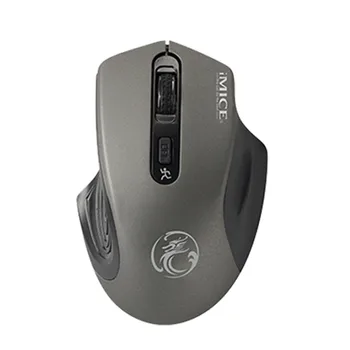 Imice E-1800 bevielė Pelė Optinė, Ergonomiškas Pelės Reguliuojamas Bevielis Nešiojamas KOMPIUTERIS su USB Imtuvas žaidimas
