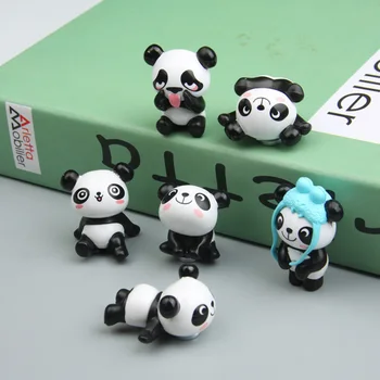 8PCS Mielas Panda Šaldytuvas Magnetai Lipdukas Žaislas Šaldytuvas Apdailos Savininko Namų Dekoro Vaikų Gimtadienio Dovanos