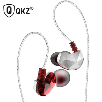 QKZ CK6 Ausines 3,5 mm Į ausis su Mikrofonu Laidas Ausinės Galaxy S8 S9/S8+ išmaniojo telefono 
