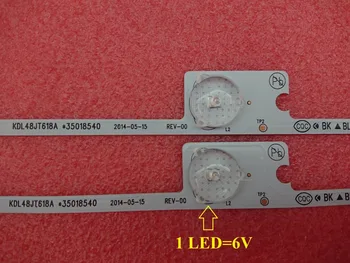 100 VNT.*6 LED*6 V 442mm NewTV backlight LED strip baras KDL48JT618U KDL48JT618A 35018539 35018540