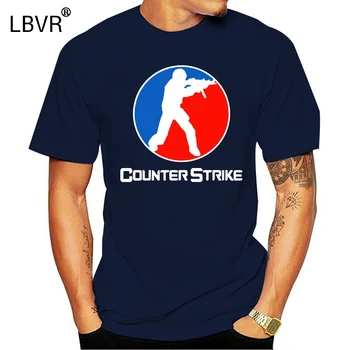 Naujas Counter-Strike Logotipas Internetinis Žaidimas Mens Black Marškinėliai, Dydis S iki 3XL