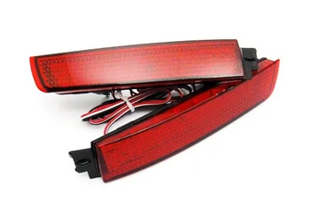 2vnt LED Bamperio Atšvaito Raudona objektyvas Uodega Stabdžių Šviesos Nissan Patrol Murano Infiniti FX35 FX37
