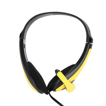 3.5 mm Over-ear Žaidimų Ausinės Stereo Ausinės-Raudona Geltona Mėlyna laisvų Rankų įranga Su Mikrofonu, Nešiojamas KOMPIUTERIS, Kompiuteris Tablet Gamer