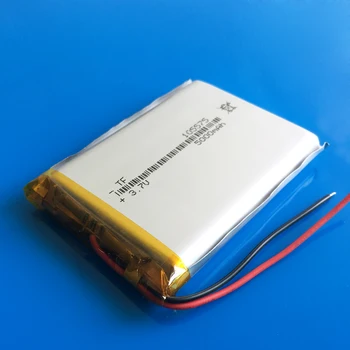 3.7 V 5000mAh Polimeras Ličio LiPo Akumuliatorius Skirtas GPS PSP DVD MYGTUKAI E-knyga 