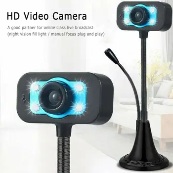 Kamera Mini WebCamera USB2.0 Pastatyti Mikrofonai, Web Kamera, Kompiuteris Raginama Konferencijos Darbą Už Vaizdo Moko Gyventi
