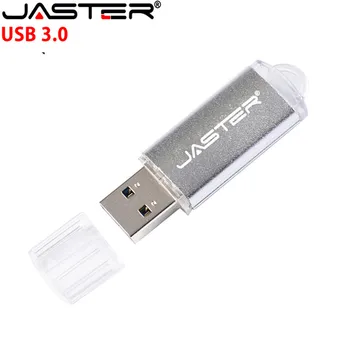 JASTER Spalvinga Metalo Pendrive USB Flash 3.0 Cle Flash Drive 8GB 16GB 32GB 128GB USB3.0 Pen Ratai Pritaikyti Logotipą Vestuvių