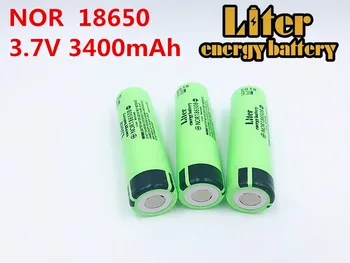 Litro energijos baterijos 1PCS originalus 18650), 3,7 V 3400MAH baterija NOR18650B ličio-jonų Rechargebale baterija tablet pc