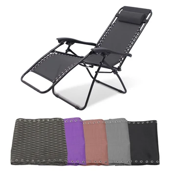 Universalus Pakeitimo Audinys Audinys Zero Gravity Chair Kiemo Lounge Sofos Recliners Standartinis Diržas Kėdės 63x17 colių