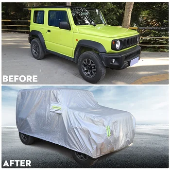 Automobilių Apima Lauko Rainproof apsauga nuo dulkių, Saulės UV Apsauga Padengti Suzuki Jimny 2019 2020 Išoriniai Priedai