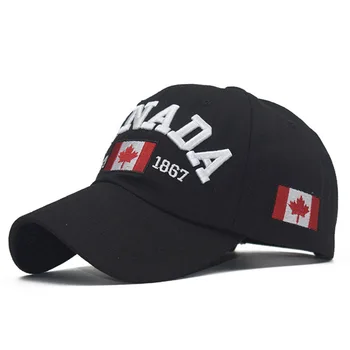 Greitas pardavimas eBay populiarus užsienyje laišką, Kanada beisbolo kepuraitę vyrų ir moterų Kepurė Medvilnė