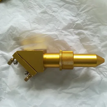 Aukštos kokybės Skersmuo 12mm židinio ilgis-50,8 mm, Aukso, lazerio galvutė 3020, 3050, 4040, 4060 lazerinis graviravimas ir pjovimo staklės