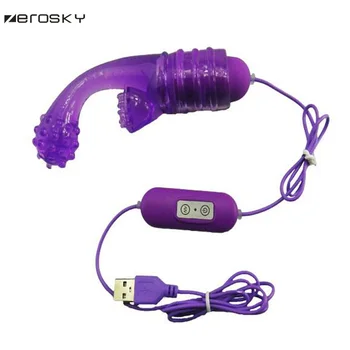 Zerosky 4 Stilius USB Power Vibratorius G Spot Varpos Klitorio Masažas Šuolis Kiaušinių Sekso žaislai Moterims, Vyrams, Vieną Suaugusiųjų Sekso Produktus