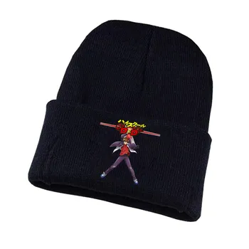 Žaidimas High School D X D Megzti skrybėlę Cosplay skrybėlę Unisex Spausdinti Suaugusiųjų Atsitiktinis Medvilnės skrybėlę paaugliams žiemos Megzti Dangtelis