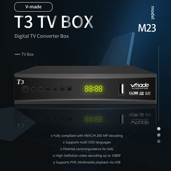 Vmade DVB-T2, DVB-T H. 265 MPEG-2/4 HD TV Imtuvas-Imtuvas Parama 