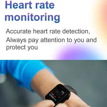 Smart Žiūrėti Vandeniui Kraujo Spaudimo Monitorius Smartwatch Vyrams, Moterims Širdies ritmo Fitness Tracker Sporto Laikrodžiai, Skirta 
