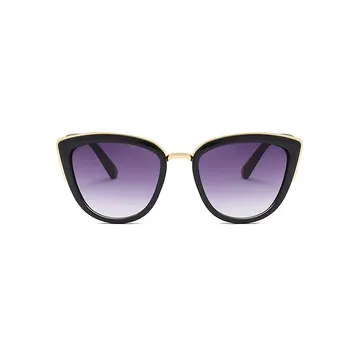 Mados Cat Eye Akiniai nuo saulės Prekės ženklo Dizainas, Vintage Moterų Cateye Saulės Akiniai Retro Moterų Atspalvių Akių Oculos de sol Gafas