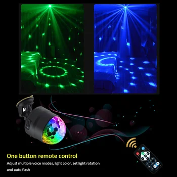 Šviesos Projektorius Automobilių Apdailos Šviesos USB LED Žvaigždėtas Dangus DJ RGB Lazeris Automatinio Pasukimo Auto Valdymas Balsu Projektorius Automobilių Stilius