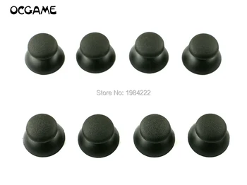 OCGAME 50pcs/daug Juodos Analoginis 3D Nykščio Lazdos Kreiptuką skylutę Grybų Bžūp PS2 Thumbstick Spaustuvai, Skirti 
