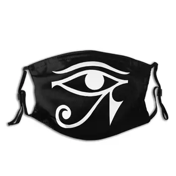 Akių Horo Vyrų Burnos, Veido Kaukė Senovės Egipto Egipto Simbolis Stabdžių Migla Dulkių Kaukė Su Filtrais, Apsauginis Dangtis Respiratorius