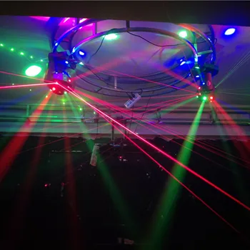 Nemokamas pristatymas Dj disco lazeris neribotas sukimosi LED strobe šviesos 3 in 1 juda galvos šviesos gali būti naudojamos šalies klubas, naktinis klubas