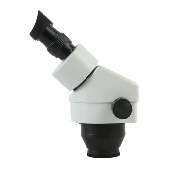 3.5-90X Nuolat Zoom Žiūronų Stereo Mikroskopas Galvos WF10X/20MM Okuliaro Gumos Akių apsaugai Telefono PCB Litavimas, Remontas