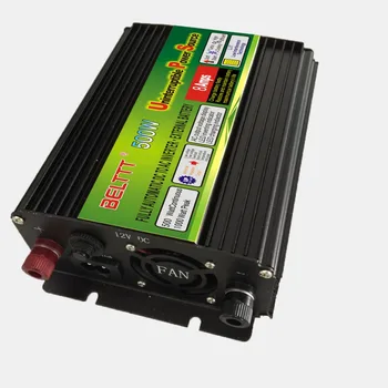 Nemokamas Pristatymas dc12v į ac 220v/230v 500W UPS maitinimo, keitiklio su baterija, įkroviklis