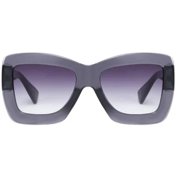 Peekaboo didelis rėmo akiniai nuo saulės moterims aikštėje uv400 pilka ruda ponios saulės akinių mados 2021 žiemos dovanos dropshipping
