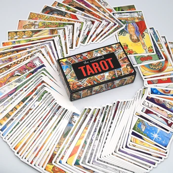 Esminiai Taro Rinkinys atrasti prasmes, už paslaptingas atvaizdas korteles sužinokite, kaip atlikti Taro skaityti