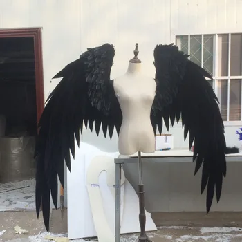 Graži balta raudona animacinių filmų plunksnų angelas sparnų Mados šou Rodo vestuvių fotografavimo rekvizitai Cosplay žaidimas kostiumas Podiumo modelis