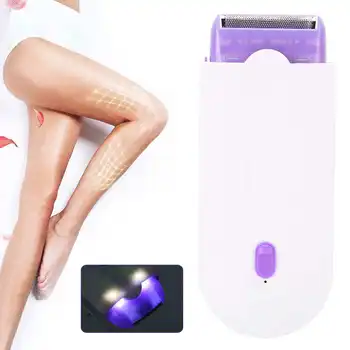 Plaukų Šalinimo Mašinos Rinkinys Lazerio Touch Epiliatorius USB Įkrovimo Moterų Kūno, Veido, Kojų, Bikini Vertus Skustuvas Plaukų Valiklis