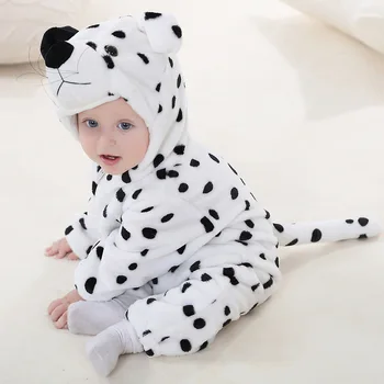 Naujagimiams Kūdikių drabužiai Romper Jumpsuit kūdikių gyvūnų drabužius romper Medvilnės berniukas, mergaitė Žiemą kostiumas Minkštas Flanelė pižama kūdikių