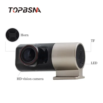 360 laipsnių Sukimosi Objektyvas HD 1080P Naktinio Matymo Priekinė Kamera, Skirta 
