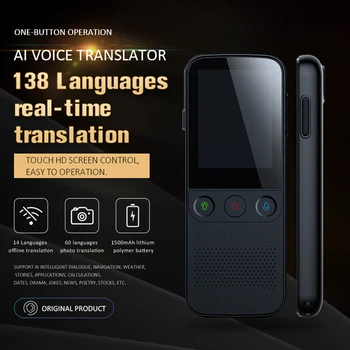 WiFi HD Touch Screen AI Momentinių Vertėjas Kelis Vertimo Paramos 137Language Vertimo Kelionės Platus Verslo Kelionę