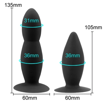 Analinis Vibratorius G Spot Klitorio Clit Makšties Oralinio Sexo Sekso Parduotuvė Suaugusiųjų Žaislas Analinis Butt Plug Prostatos Belaidžio Nuotolinio Valdymo Vibratorius