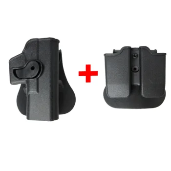 Medžioklės taktinis IMI su GLock gun dėklas, skirtas Glock 17 18 19 22 26 43 airsoft pistoletas dėklas su maišelis su glock priedai