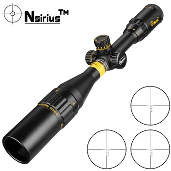 NSIRIUS Aukso 3-9X40 AOE Taktinis Riflescope Optinės Akyse Raudonos, Žalios llluminate Kryžiaus Medžioklės Dot Tinklelis taikymo Sritis oriniams taikymo Sritis