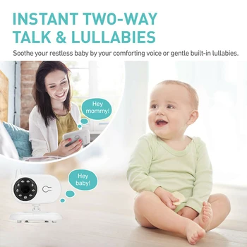 HD 1080P Wifi Kamera 3.5 colio Kūdikių priežiūros Prietaisas, Naktinio Matymo Stebėti, Kūdikių Priežiūros Prietaisas Kūdikio stebėjimo