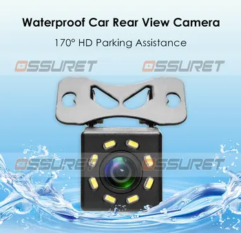 170 HD Pakavimo Pagalbos Naktinis Matymas reguliuojamas laikiklis Auto Parkavimo Atbuline Kamera, Vandeniui atsparus Universalus Automobilio Galinio vaizdo Kamera